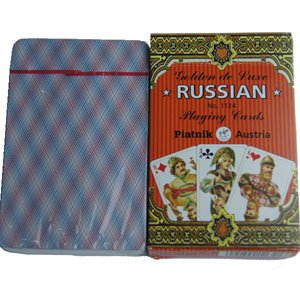 Cartões russos gezinkten Karten